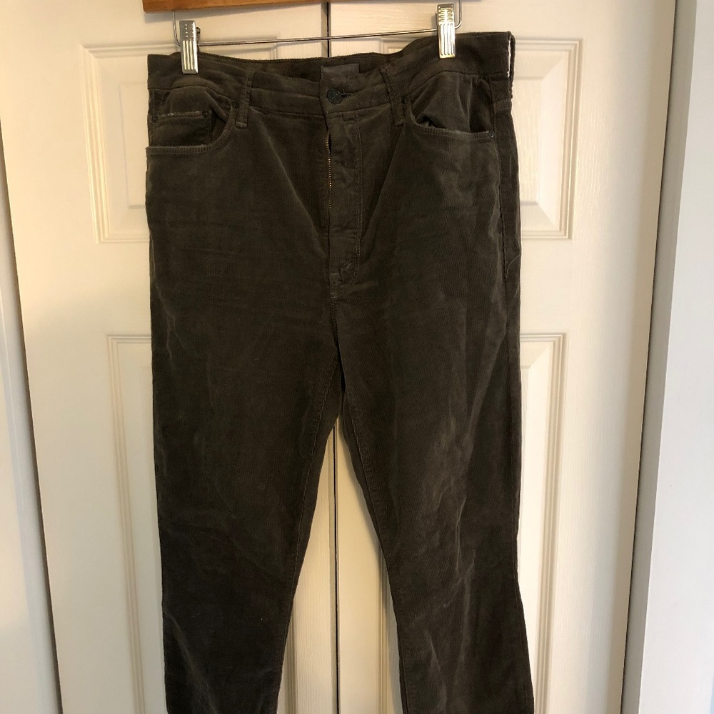 Mother High Waisted Looker Ankle Cord